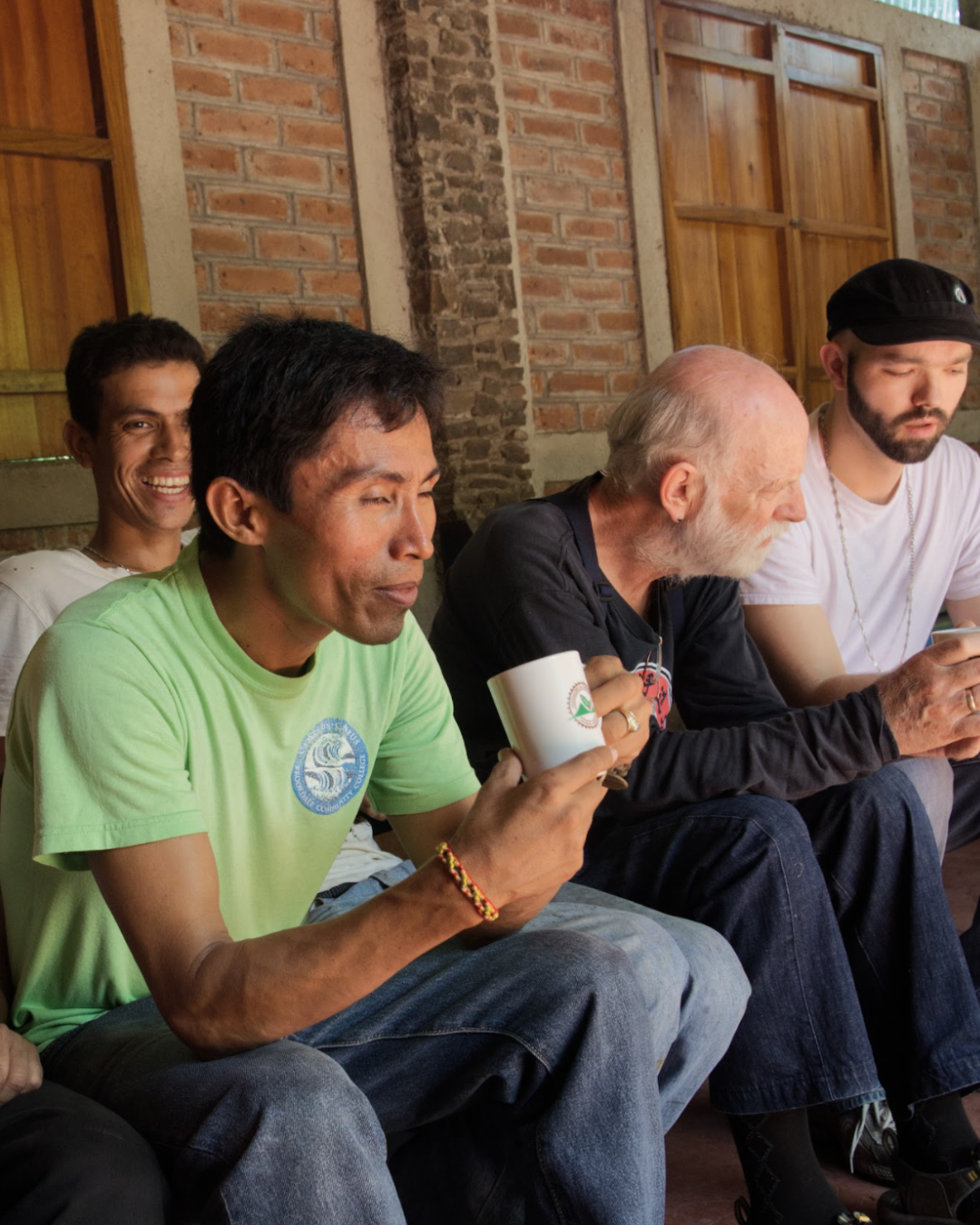 BOSIA workers have coffee with Pegasus coffee employees