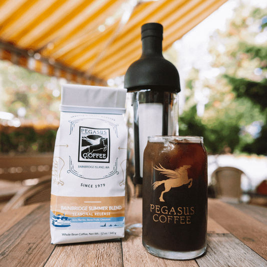 Pegasus Coffee Releases Bainbridge Summer Blend, Expands Cold Brew Production