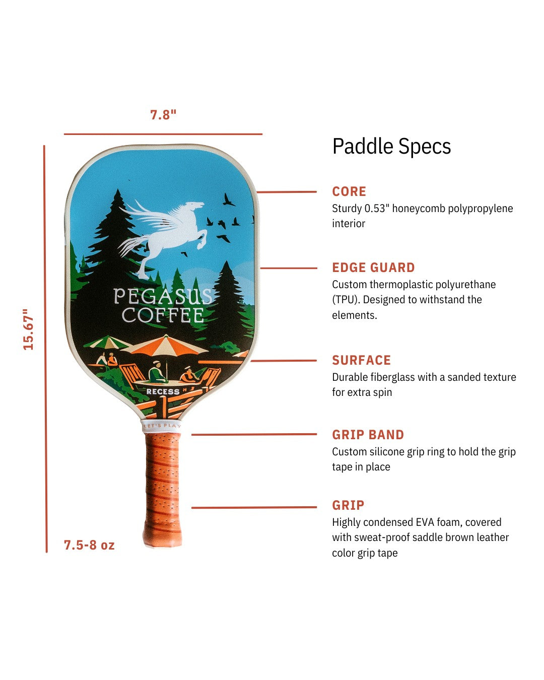 Pegasus Coffee Pickleball Paddle