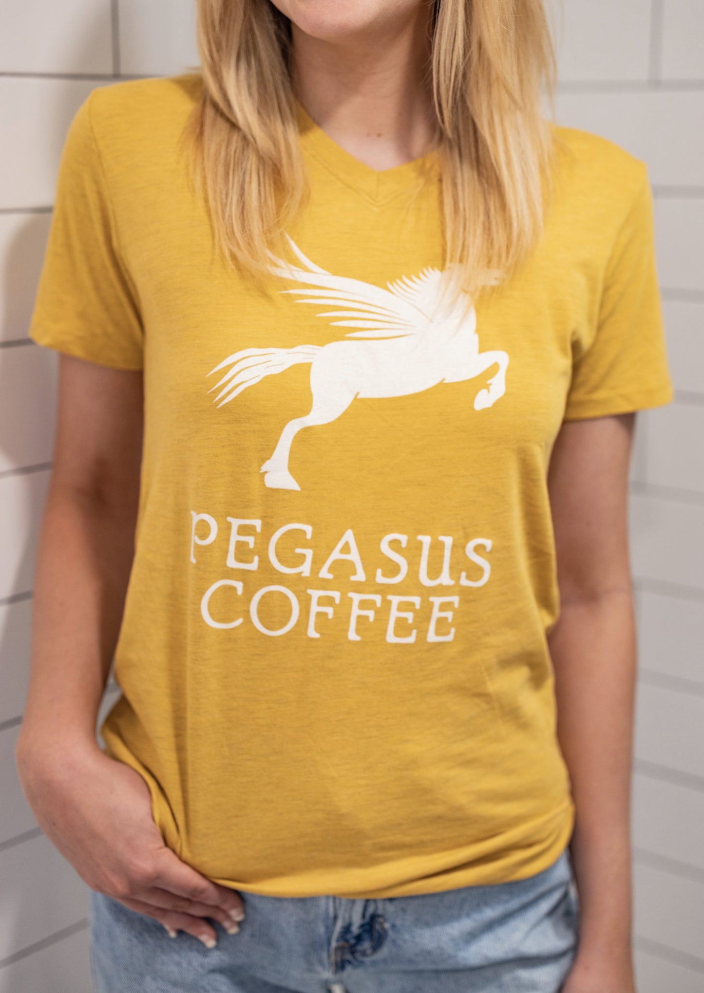 Pegasus V-Neck Tee