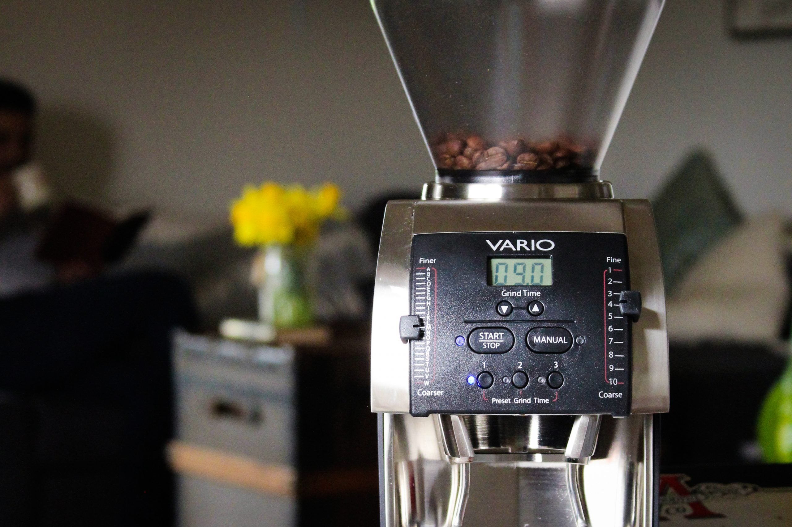 Vario coffee outlet grinder